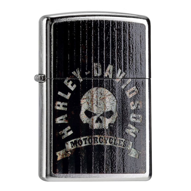 Zippo Harley Davidson Metal Skull