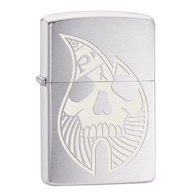 Zippo Flame With Skull