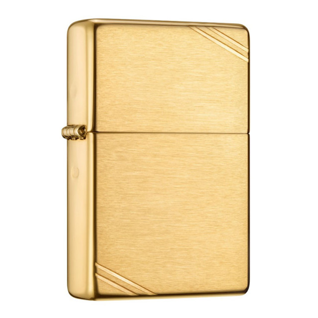 Zippo Brushed Brass Vintage