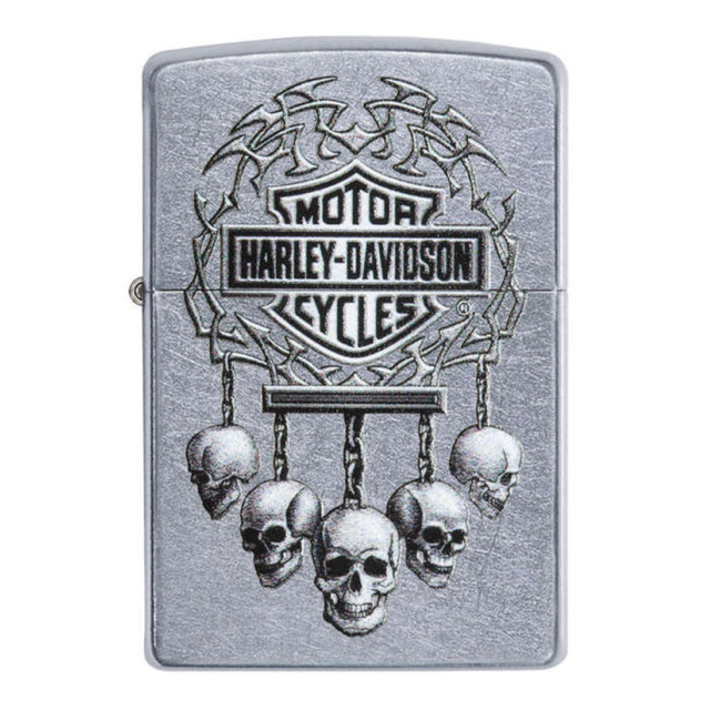 Zippo Harley Davidson 5 Skulls