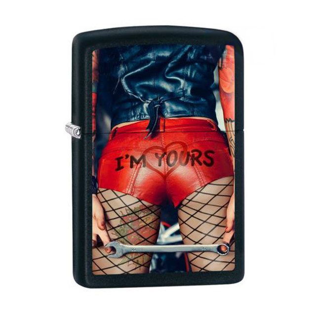 Zippo Biker Girl