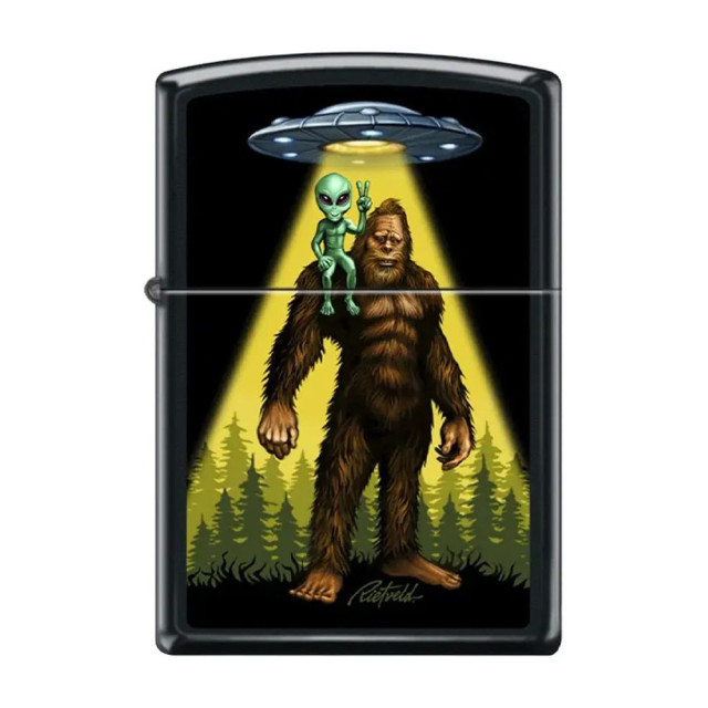 Zippo Rick Rietveld Bigfoot And Alien 