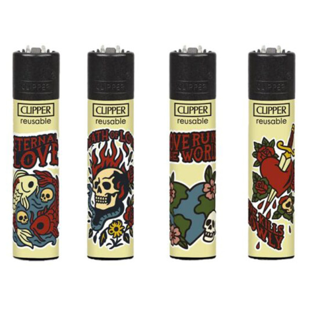 Clipper New School Skulls Set
