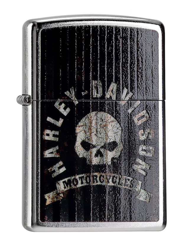 Zippo Harley Davidson Metal Skull