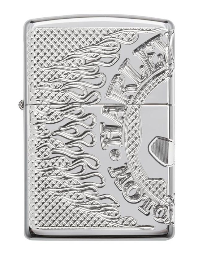 Zippo Harley Davidson Deep Carved Shield