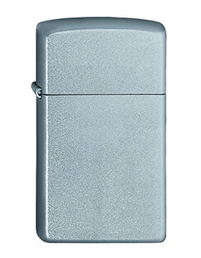 ZIPPO SLIM SATIN CHROME