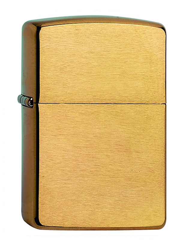 Zippo Brushed Brass