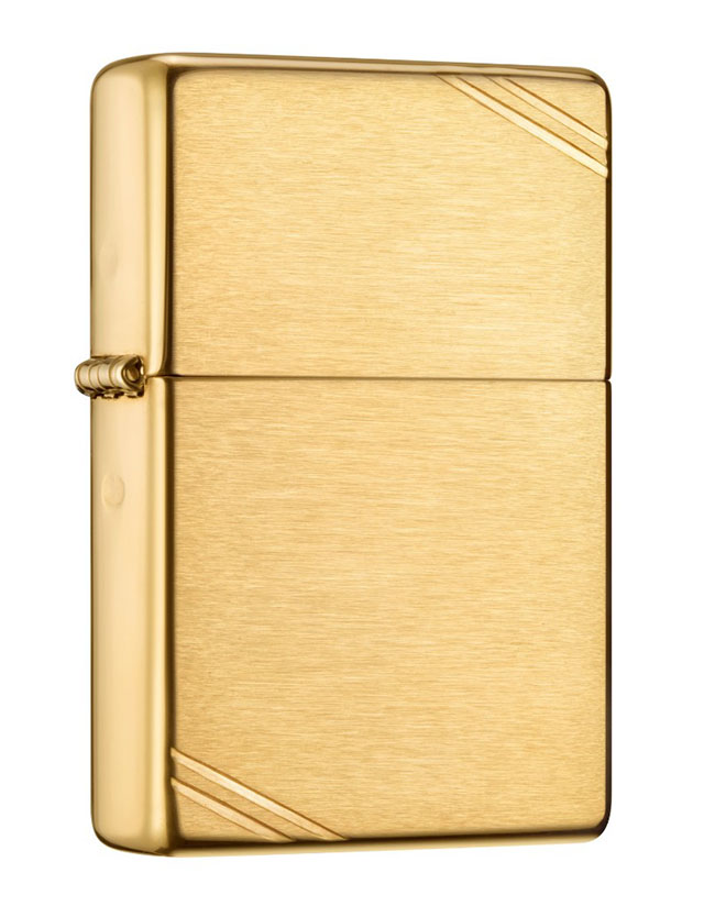 Zippo Brushed Brass Vintage