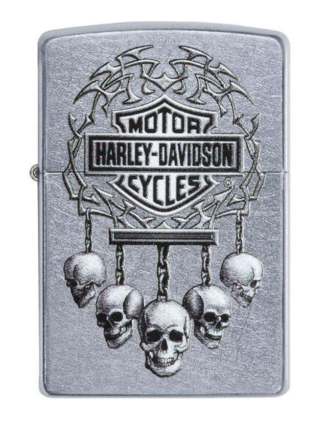 Zippo Harley Davidson 5 Skulls